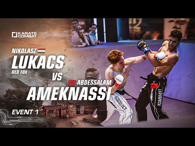 Full Fight: Nikolasz Lukacs vs Abdessalam Ameknassi - Karate Combat S03E01