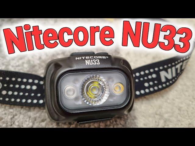 Nitecore NU33 headlamp review Type C high CRI red light