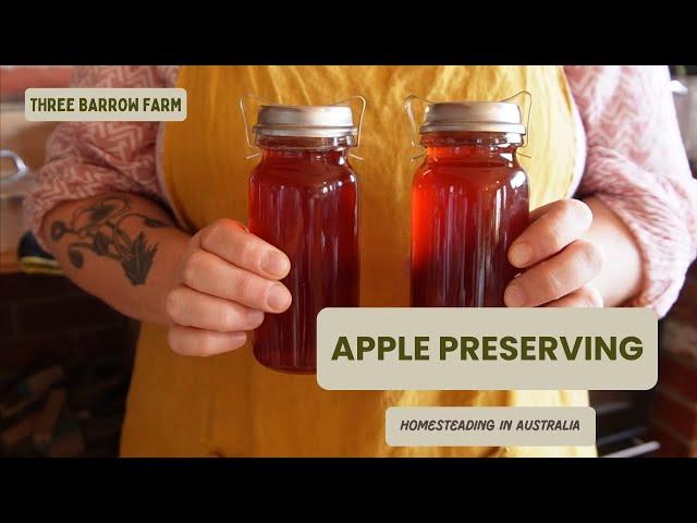 Preserving Apples: Apple Jelly, Canning Apples, Apple Scrap Vinegar, Stewed Apple