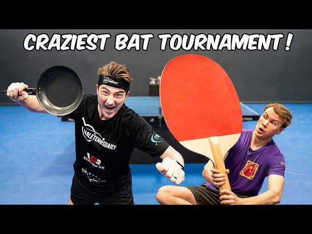 TableTennisDaily X Pongfinity | CRAZY BAT TOURNAMENT!