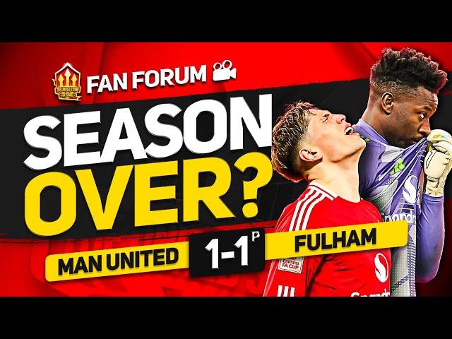 EUROPA LEAGUE or NOTHING... Man United 1-1 (3-4) Fulham | Live Fan's Forum