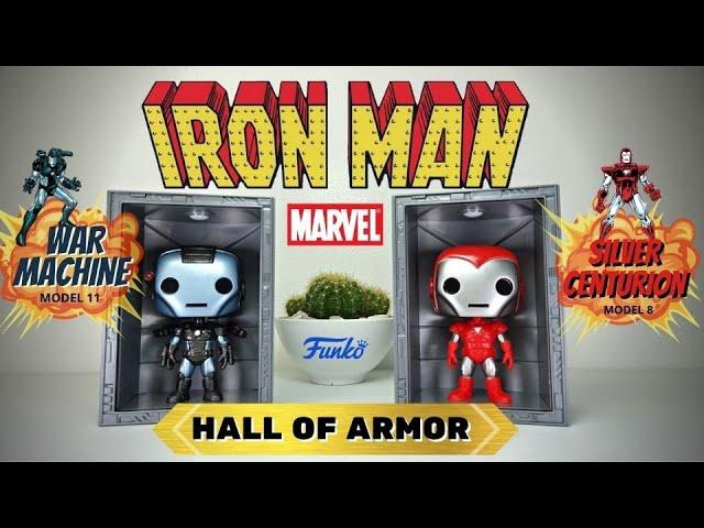 Unboxing Iron Man Hall Of Armor Model 8 (Silver Centurion) and Model 11(War Machine).