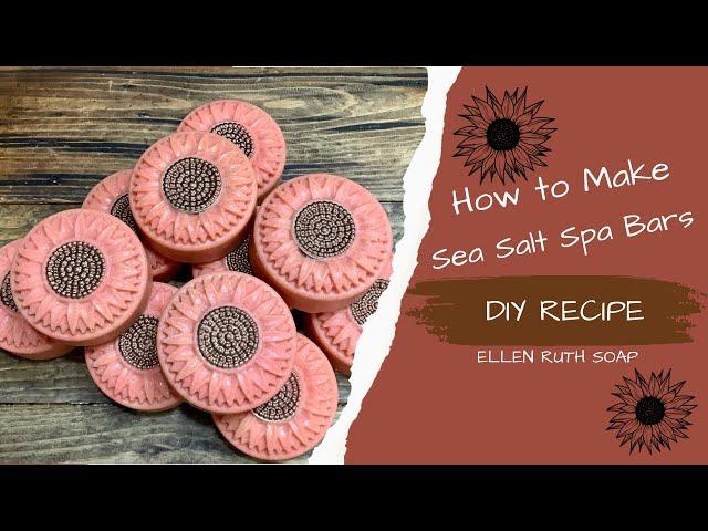 DIY Recipe - SEA SALT SPA CP Soap + How to Make Aloe Lye Solution w/ Silk | Ellen Ruth Soap