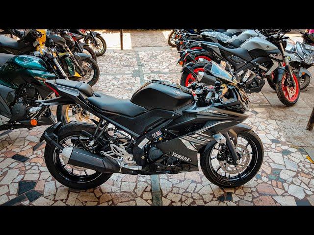 Yamaha R15 V3 BS6 Dark Knight | Walkaround | SpeedyLio 