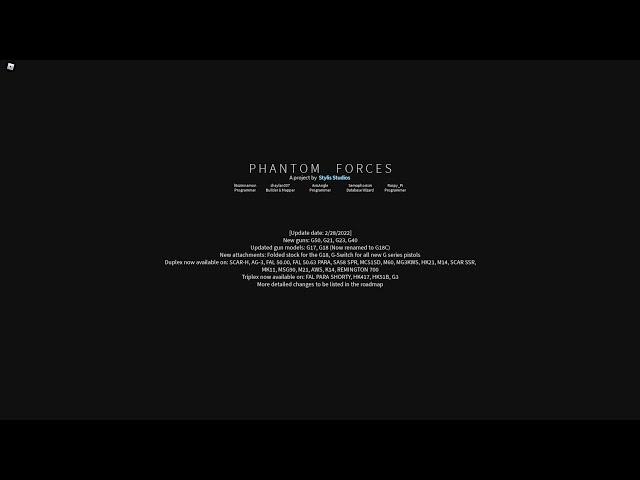 PHANTOM FORCES (TEST PLACE) EVERYCHANGE IN 3-3-22 UPDATE