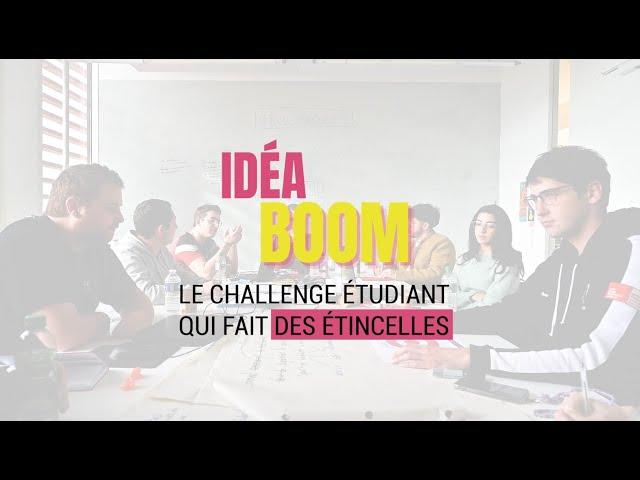 IDÉA BOOM, le challenge d'innovation étudiant qui fait des étincelles !