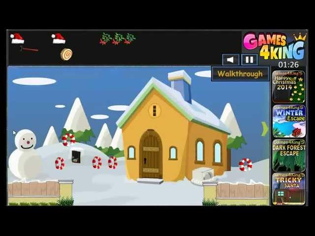 G4K's Snow House Escape Walkthrough