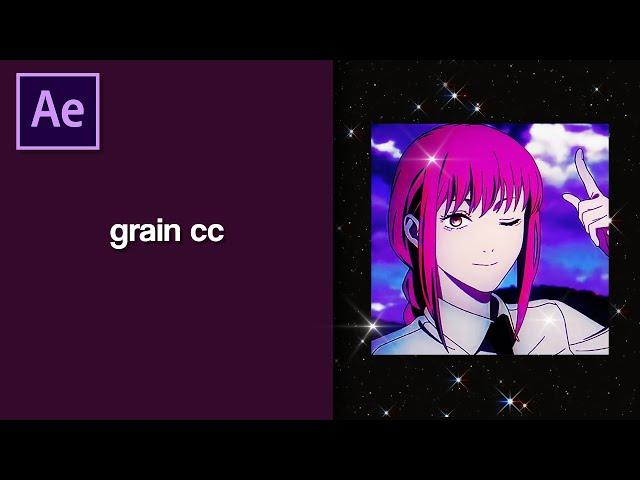 grain cc | after effects tutorial