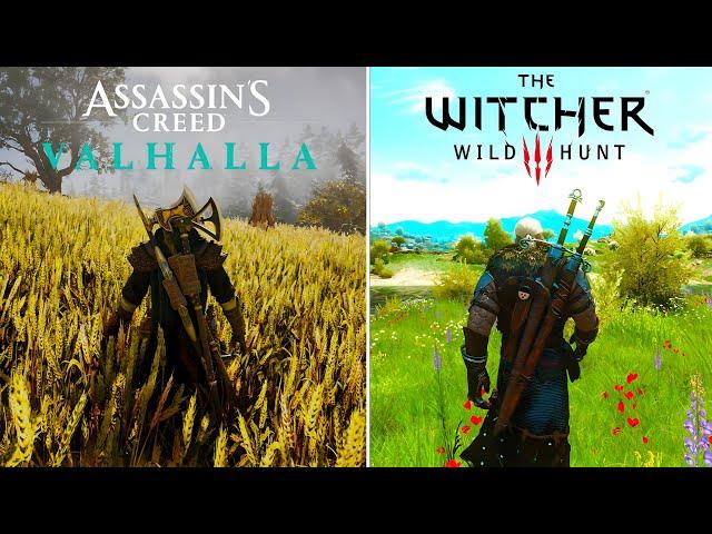 AC Valhalla vs The Witcher 3 - Which Is Best?