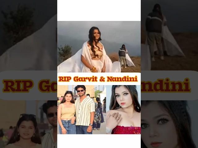 Youtube couple no more Rip Garvit and Nandini #youtube #youtuber #news #rip #shorts #amitchattezee