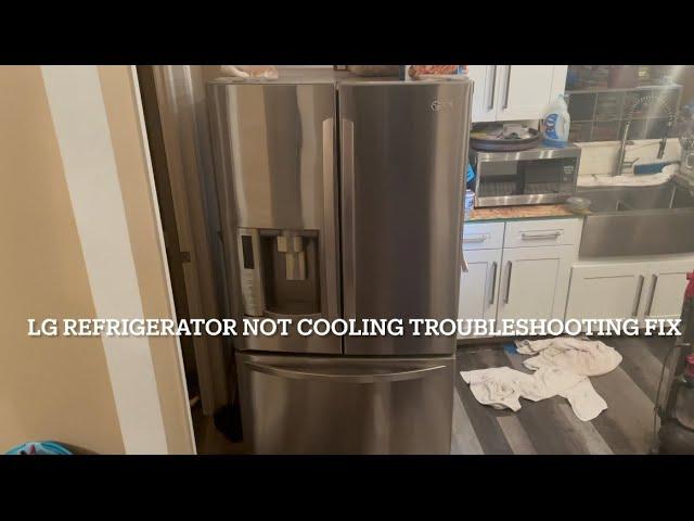 LG Refrigerator error 22 troubleshooting repair instructions Bad compressor relay￼ fix￼