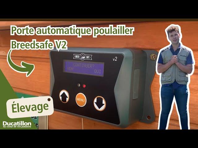 Portier automatique poulailler anti-prédation Breedsafe V2