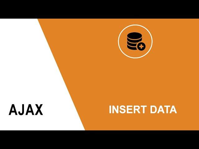 How to Insert Data using PHP Ajax