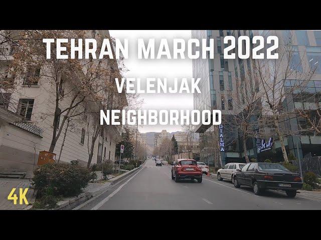 IRAN TEHRAN 2022 [4K] - Velenjak Neighborhood - ولنجک