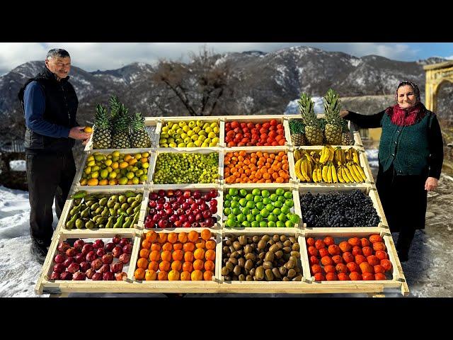 Cooking Rustic Dried Fruits For The Whole Year! Life Away From The City