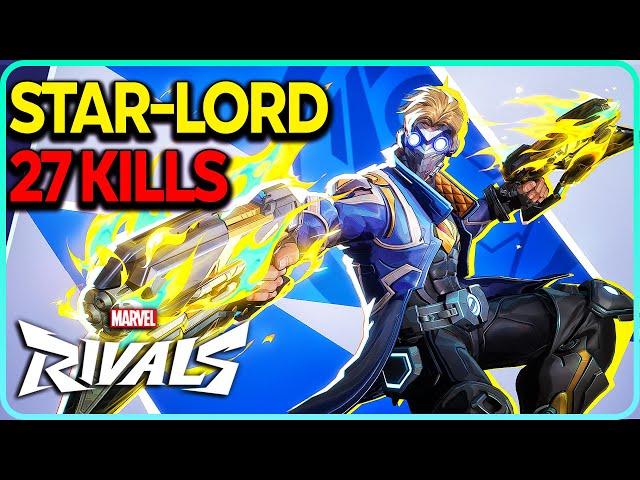 Fastest Star-Lord Gameplay - 27 KILLS - Marvel Rivals