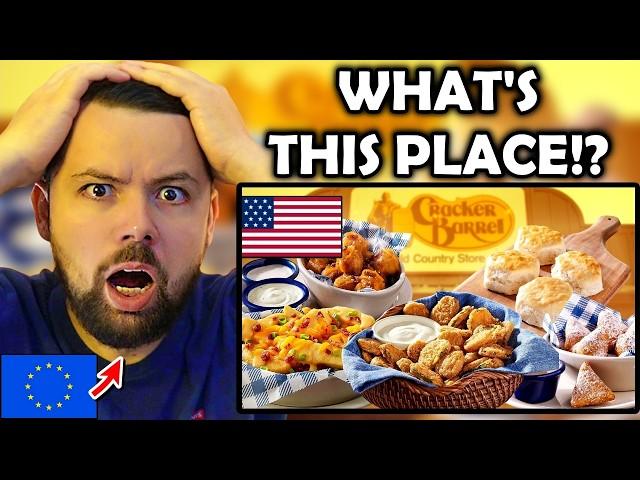 I Wasn't Ready for Cracker Barrel as a European... I'm Shocked!