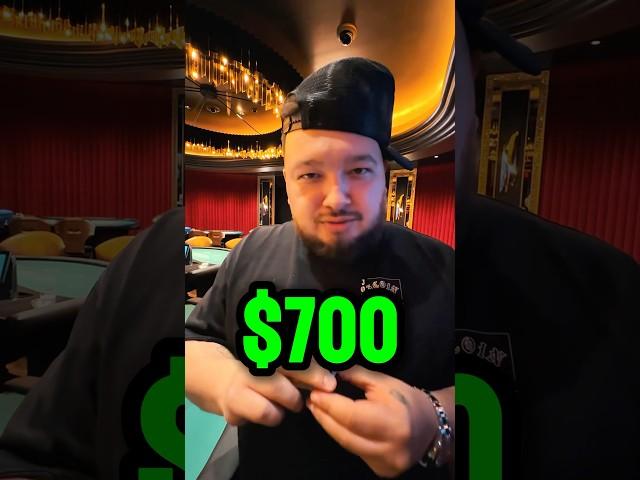 this $700 hand got WILD fast 