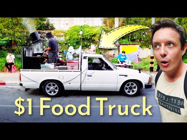 Incredible $1 STREET FOOD TRUCK in BANGKOK 