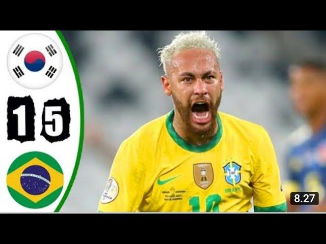 FIFA MATCH DAY Korea Selatan 1 - 5 Brazil Highlights and Goal HD 2022