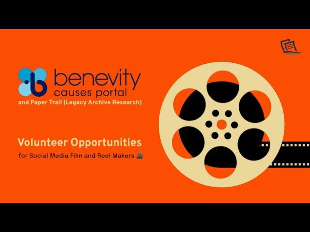 Benevity Causes Portal - Volunteers for Paper Trail