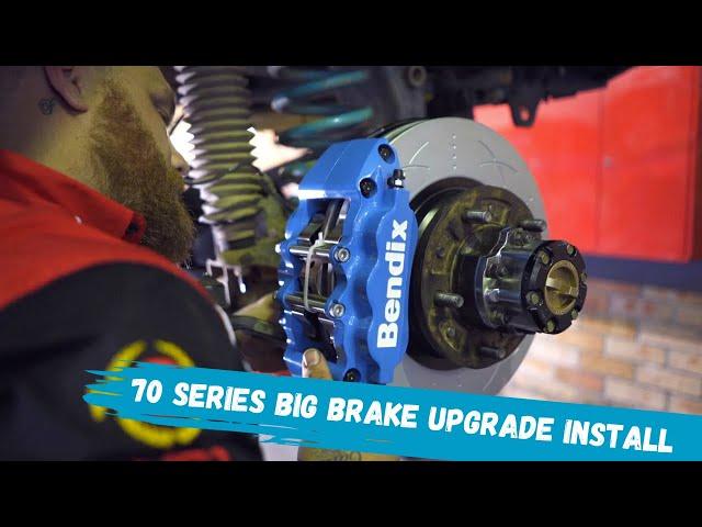 Bendix Ultimate 4WD Big Brake Upgrade Kit - 70 Series Install