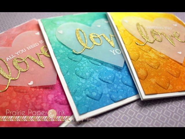 Hero Arts Love | WeR Next Level Embossing | AmyR Valentine Series #17