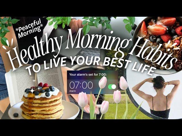 Slow Living Morning Routine | 5 *Life Changing Habits* for a Calm and Productive Morning