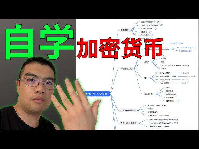 2024新手小白怎么自学加密货币？全网最详细的虚拟货币自学地图【币圈百倍盈利背后的努力】看资讯 K线工具 必备基础知识 KOL 防骗技巧 币圈博弈思维