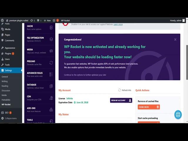 Free Nulled WP Rocket Download V3.1.4