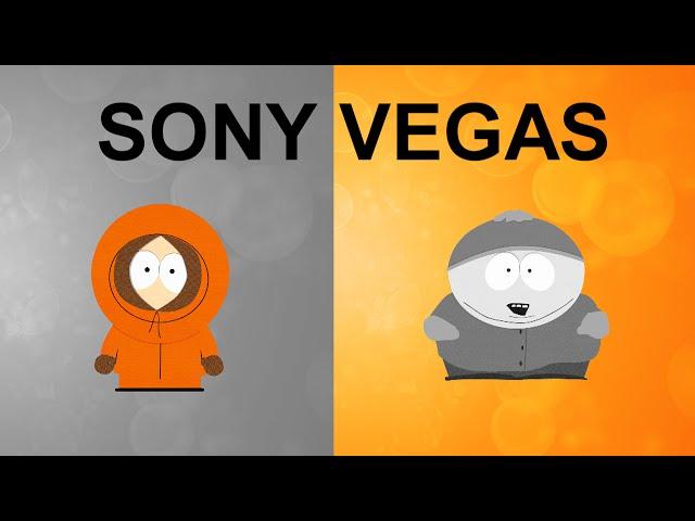 Черно - белое видео в Sony Vegas. Как сделать переход. Уроки видеомонтажа.