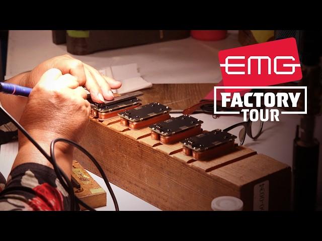 EMG Pickups Factory Tour — How to Make an Active Guitar Pickup with CEO/Founder Rob Turner