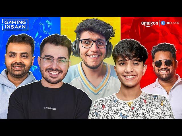 VALORANT LIVE ft. Triggered Insaan  | Gaming Insaan Show Match Live @AmazonMXPlayer