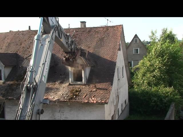 Schwäbisch Gmünd:  Die Abbrucharbeiten laufen auf Hochtouren.