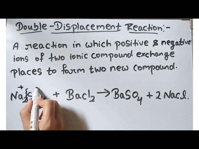 Double Displacement reaction