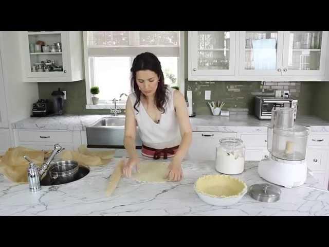 How to make and roll out pie crust by Pamela Salzman