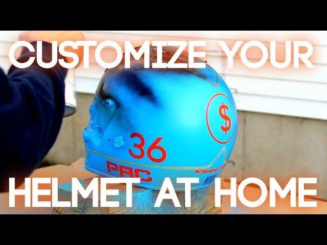 How To Spray Paint Your Helmet At Home!