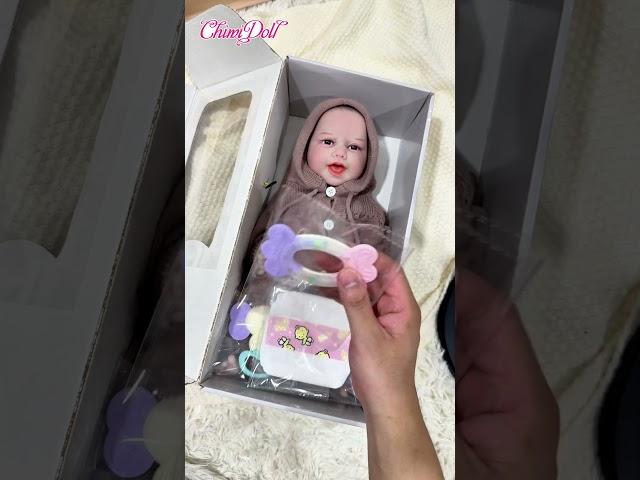 Unboxing a reborn baby doll~ #unboxingshorts #reborndolls #rebornbaby #rebornbabydoll #dolls