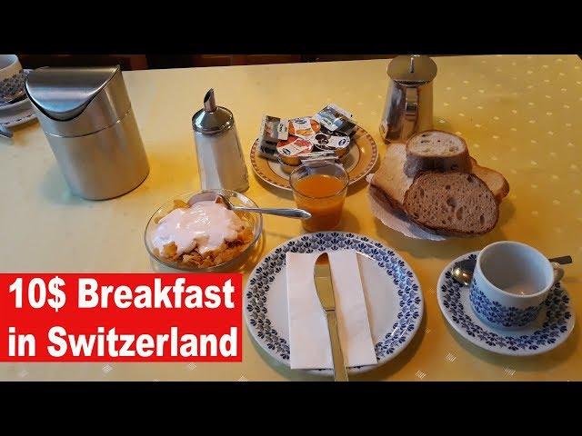 My $10 Breakfast in Switzerland | Is it Worth the Price?