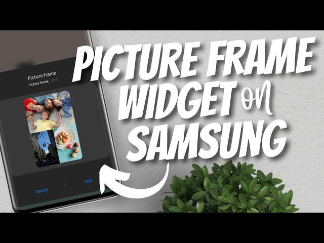 How to add Photo widget to home screen on Samsung  2021