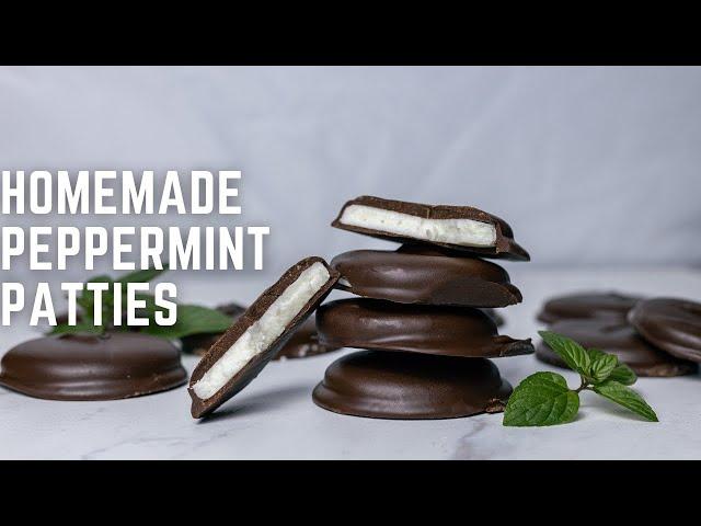 Homemade Peppermint Patties....Because Mint Chocolate is the Best!