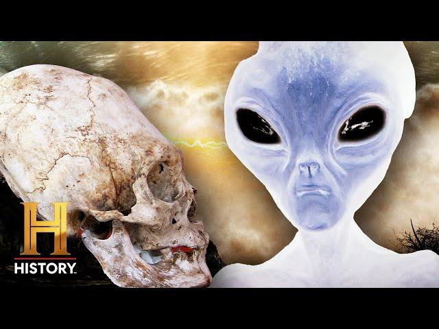 Ancient Aliens: UNEXPLAINED Sightings of STRANGE Gray Beings *MARATHON*