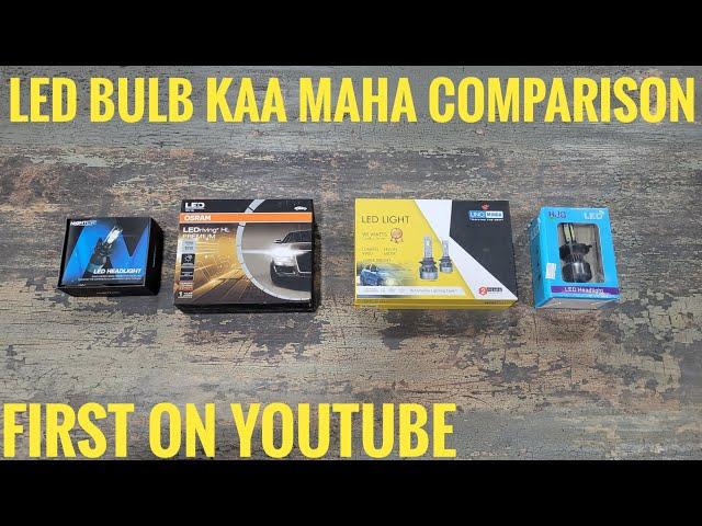 Best LED Bulb For Bike And Cars  | Nighteye | Osram | HJG | UNO Minda | Best LED Bulb | Comparison