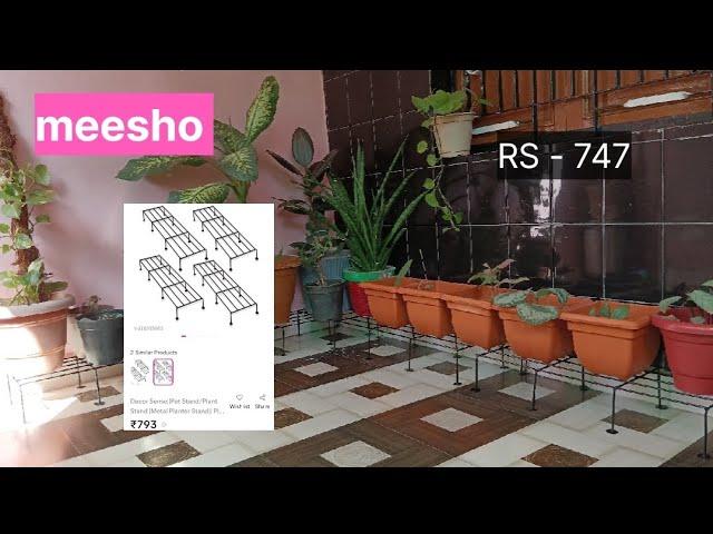 unboxing of plant stand/ meesho unboxing/ affordable plant stand