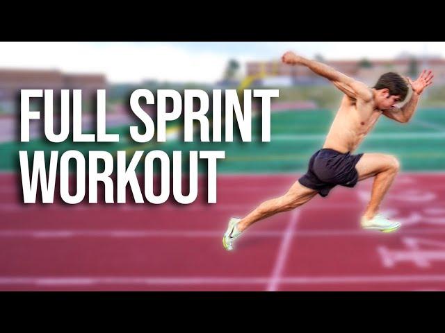 Full Acceleration Workout | Early Preseason Sprint Training