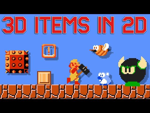 What If We Had More 3D Items in 2D Styles?