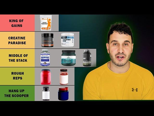 Every Type of Creatine Ranked (ULTIMATE Tier List)