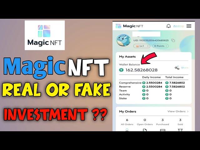 magic Nft real or fake | Magic Nft today new update