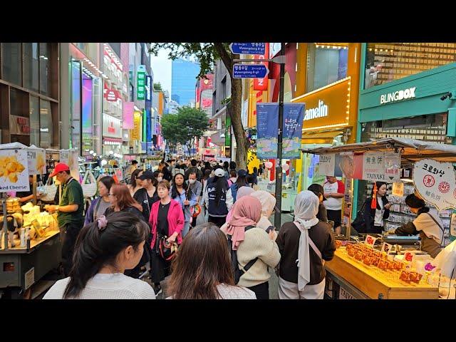 Seoul KOREA - Myeongdong Shopping Street 2024 [Travel Vlog]