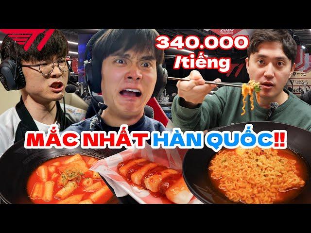 Gặp lại Faker và ăn sập quán net mắc nhất Hàn Quốc T1 Base Camp